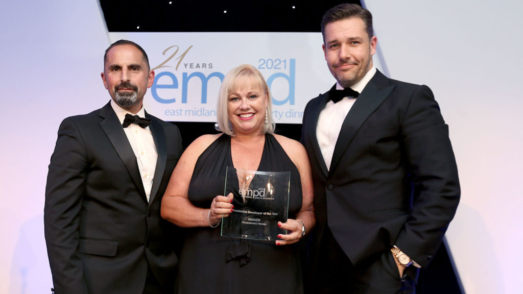 Wavensmere Homes collecting award