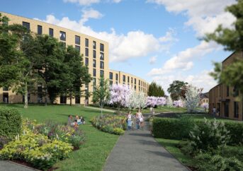 landscaped Belgrave village