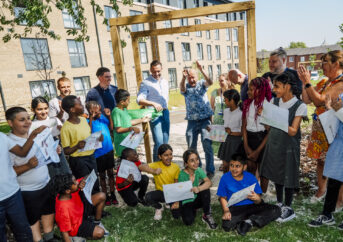 Sir Tim Smit officially opens the Nightingale Quarter community garden