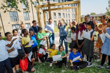 Sir Tim Smit officially opens the Nightingale Quarter community garden