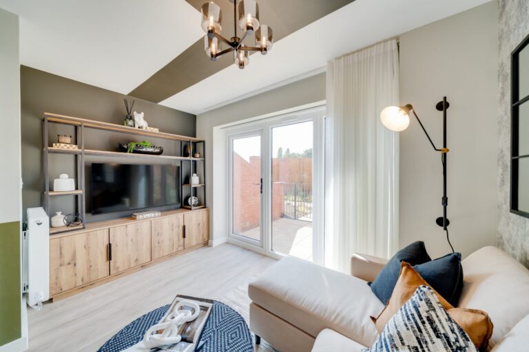 Lounge in a Friar Gate show home